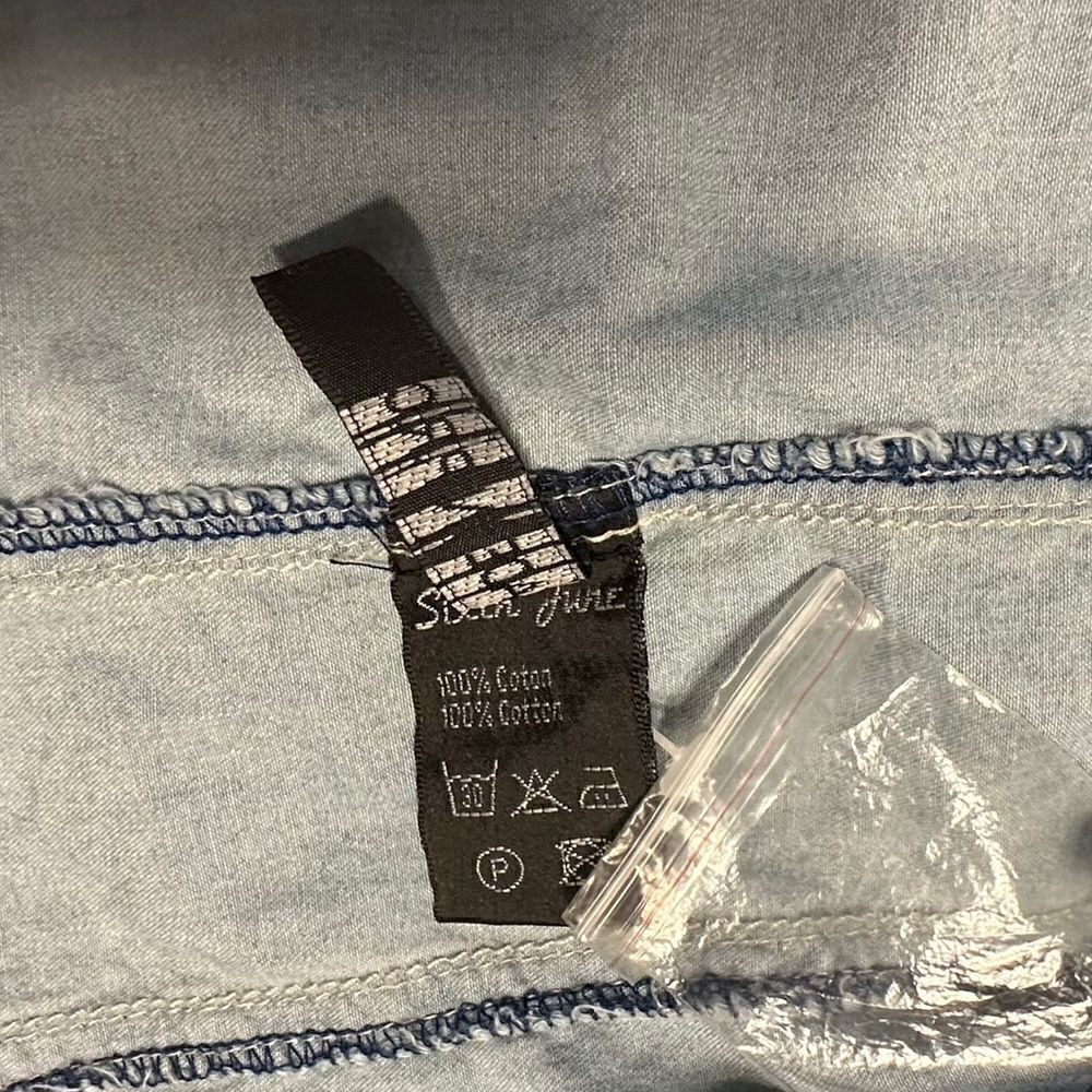 Sixth June bleached out denim chambray shirt - Picture 10 of 12